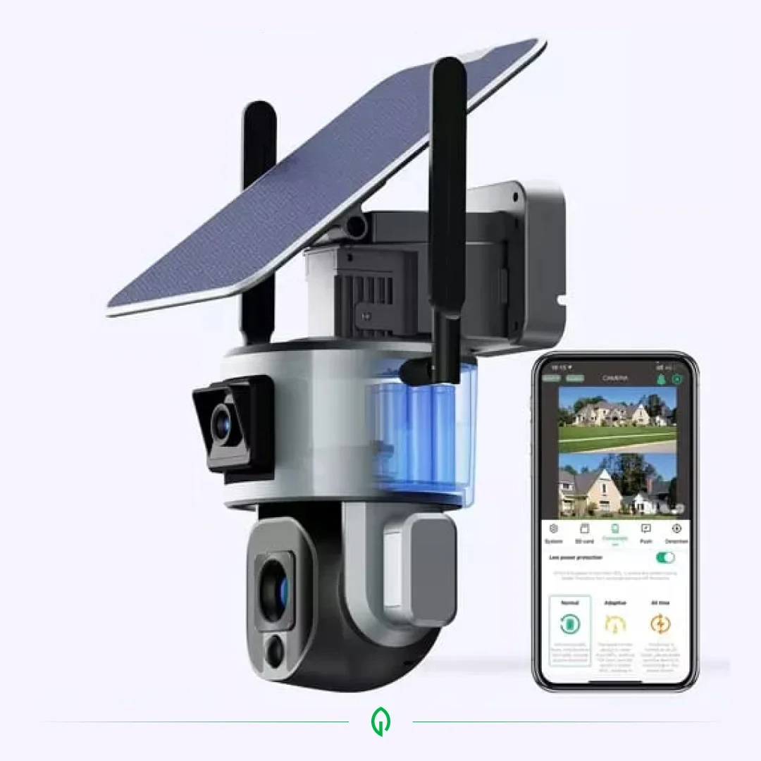 Camera solaire double speed DOME 360 4G